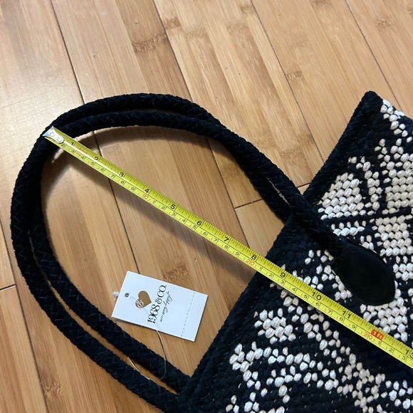 Large B&W tote/shopping bag - Picture 3 of 8